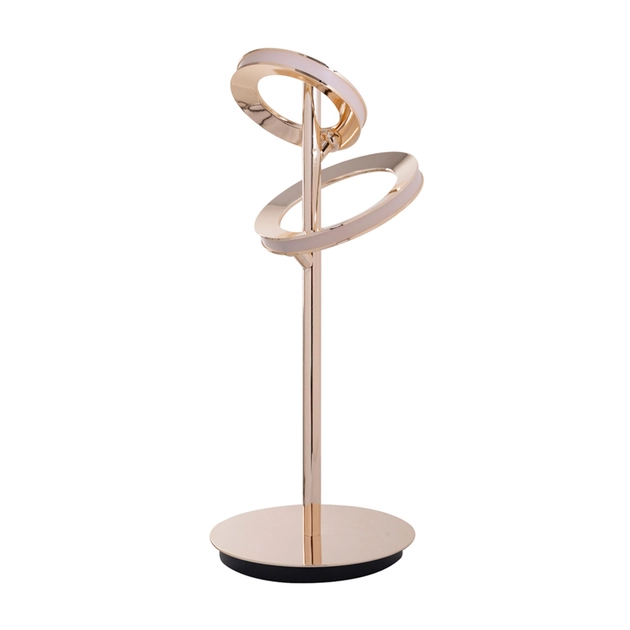 Luminaria De Mesa Led Aluminio Dourado 11w 3000k Balance
