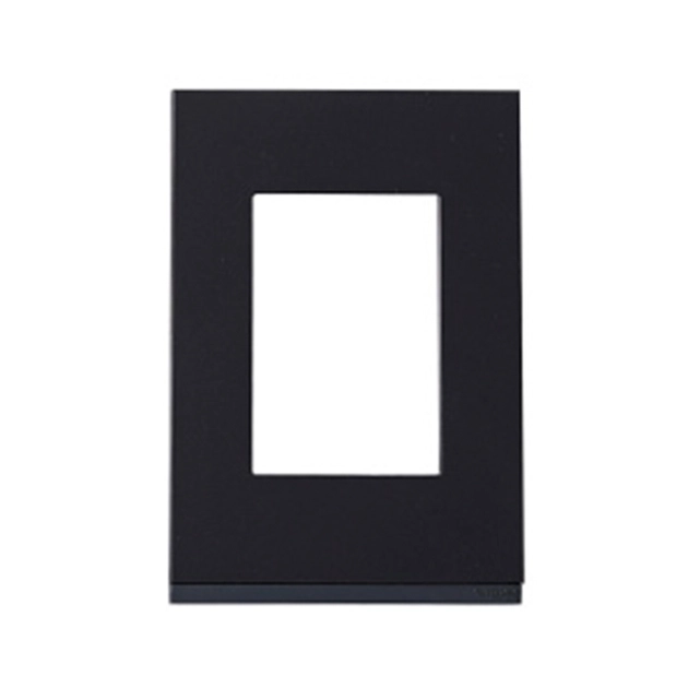 Placa Suporte Vertical 4x2 3 Postos Grafite Orion Class