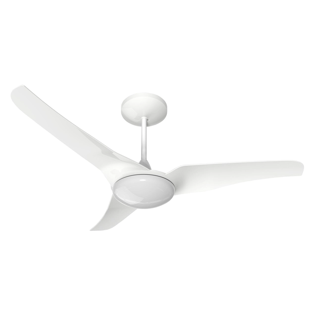 Ventilador De Teto Led Termoplastico Branco 12w 4500k Slim