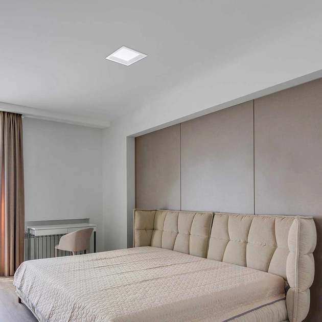 Plafon Led Embutir Quadrado Branco 17w 120 Deep