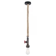 Pendente Juta Ferro Preto Rust
