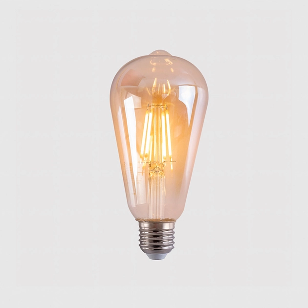Lampada Led Pera St64 Filamento E27 4w 180 2500k