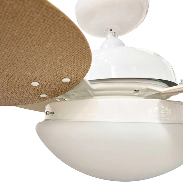Ventilador De Teto Metal Juta Natural Vime