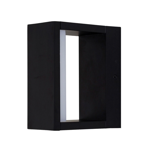 Arandela Led Aluminio Preto 7w 3000k Ip65