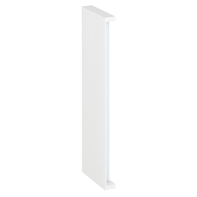 Arandela Led Aluminio Branco 12w 1050lm Ip65 110 2700k Reflex