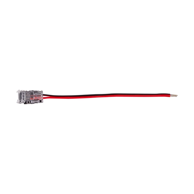 Conector 2 Fios Transparente Para Fita De Led 24v Full
