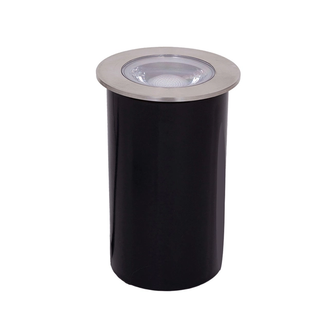 Embutido De Solo Led Aluminio Preto 5w 3000k Ip67 Focco