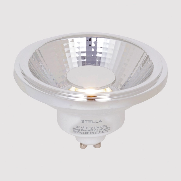Lampada Led Ar111 Gu10 Pro 11w 2700k