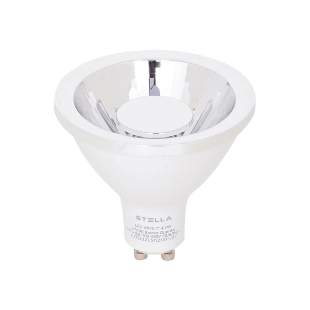Lampada Led Ar70 Gu10 Pro 4,7w 7 2700k