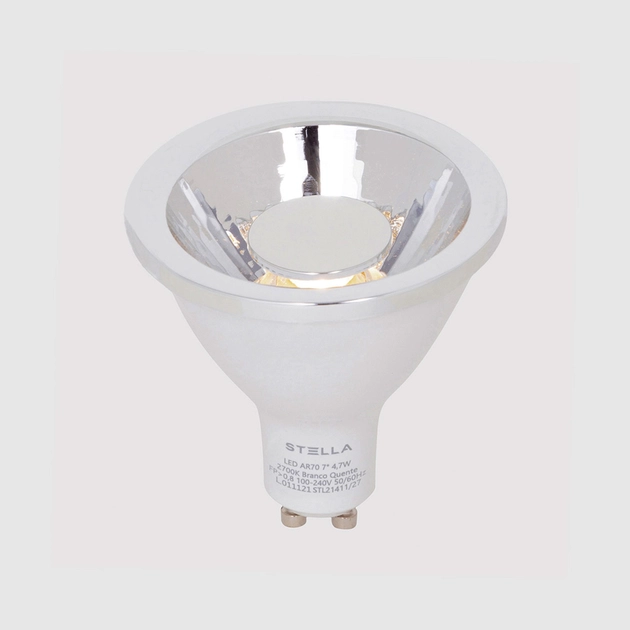 Lampada Led Ar70 Gu10 Pro 4,7w 7 2700k