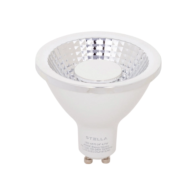 Lampada Led Ar70 Gu10 Pro 4,7w 24 4000k