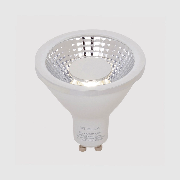Lampada Led Ar70 Gu10 Pro 4,7w 24 4000k