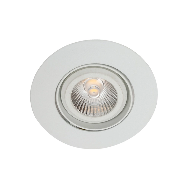 Plafon De Embutir Aluminio Redondo Face Plana
