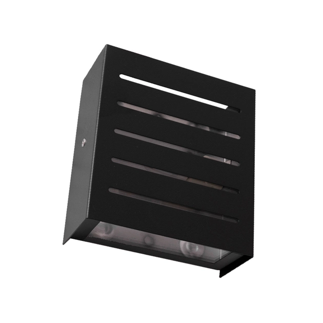 Arandela Aluminio Ip65 12X4,5Cm Lippe - PRETO