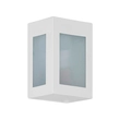 Kit 2 Arandelas Alumínio Vidro IP65 Saiph - BRANCO