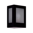 Kit 2 Arandelas Alumínio Vidro IP65 Saiph - PRETO
