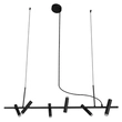 Pendente Led Metal E Acrilico 18w 3000k Zione - PRETO