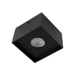 Plafon Sobrepor Aluminio Gu10 4w 7,50cm - PRETO