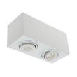 Plafon De Sobrepor Aluminio 11x26cm - BRANCO