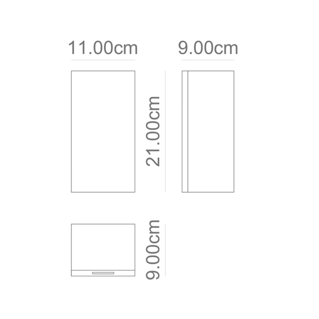Plafon Led Sobrepor Aluminio Branco 9w Valencia