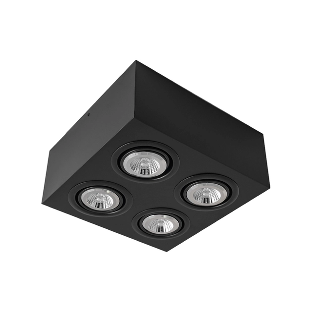 Plafon Sobrepor Quadruplo Par20 7w