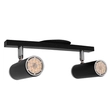 Spot Sobrepor Aluminio Acrilico Dicroica Gu10 Tubo - PRETO