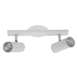 Spot Sobrepor Aluminio Acrilico Dicroica Gu10 Tubo - BRANCO