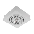 Plafon Sobrepor Aluminio Ar111 12w 7cmx16cm - BRANCO