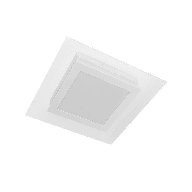 Plafon Led Sobrepor Quadrado 16w Branco Lisboa