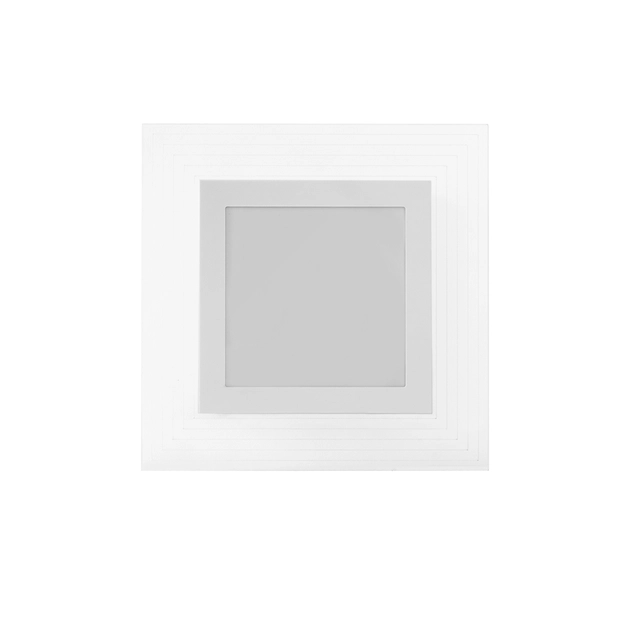 Plafon Led Sobrepor Quadrado 16w Branco Lisboa
