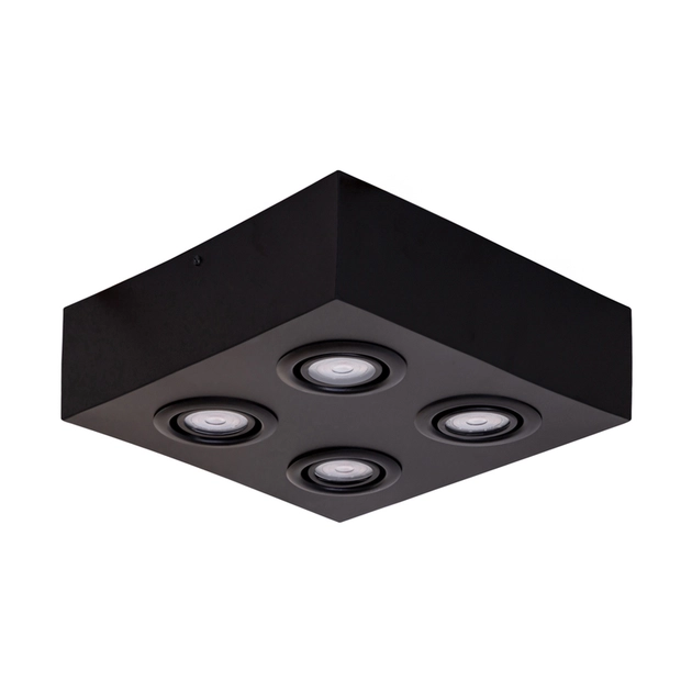 Plafon Sobrepor Quadruplo Orientavel Gu10 7w