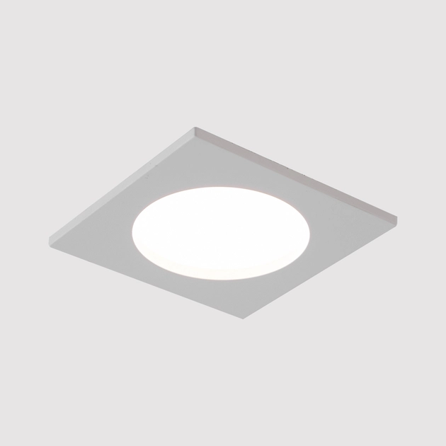 Plafon Led De Embutir Quadrado Branco 2,5w 100 3000k Mobili