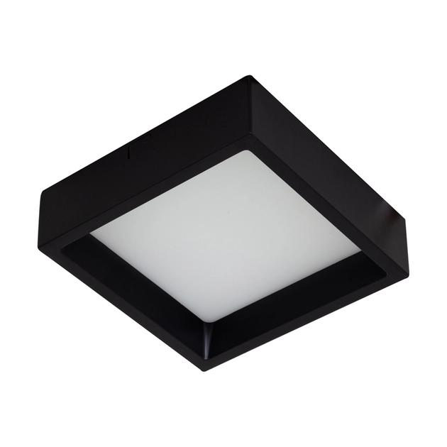 Plafon Led Sobrepor Preto Quadrado 12w 900lm 120 4000k Deep