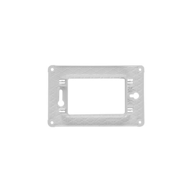 Placa 4x2 3 Postos Com Suporte Branco Horizontal Orion Class