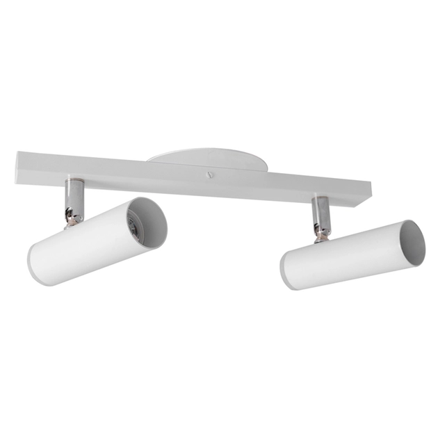 Spot Sobrepor Tubo Aluminio Branco Mini Dicroica Gu10
