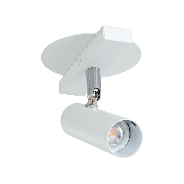 Spot Sobrepor Tubo Gu10 4w Branco Fosco