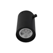 Plafon Sobrepor Gu10 7w Preto Fosco Com 1 Prensa Cabo