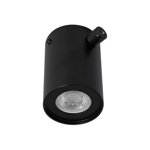 Plafon Sobrepor Gu10 4w Preto Fosco Com 1 Prensa Cabo