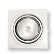 Plafon De Sobrepor Aluminio Com Uma Prensa 16x16cm - BRANCO