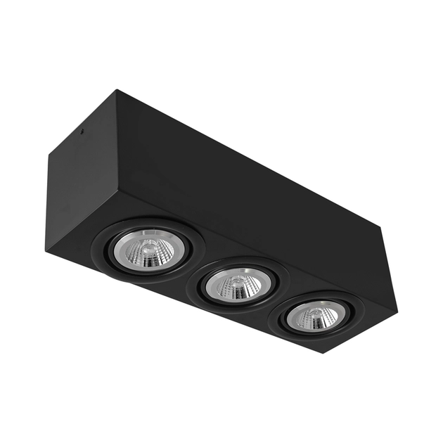 Plafon Sobrepor Aluminio Par20 21w Preto Fosco Sem Lampada