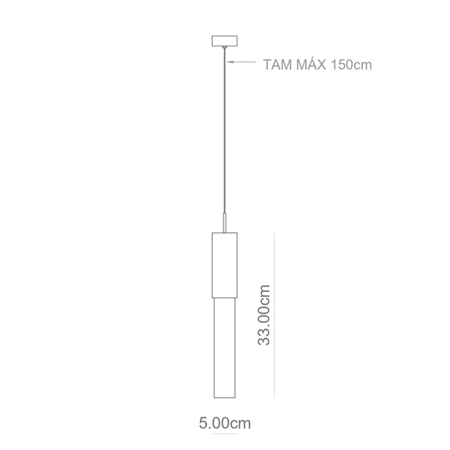 Pendente Cristal De Rocha E Aluminio Rose Gold