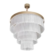 Pendente Cristal E Alumínio Dourado Ø80cm Felsen