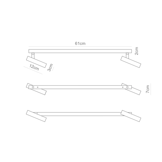 Plafon Led De Sobrepor Branco 18,8w 127v 3000k Fit15