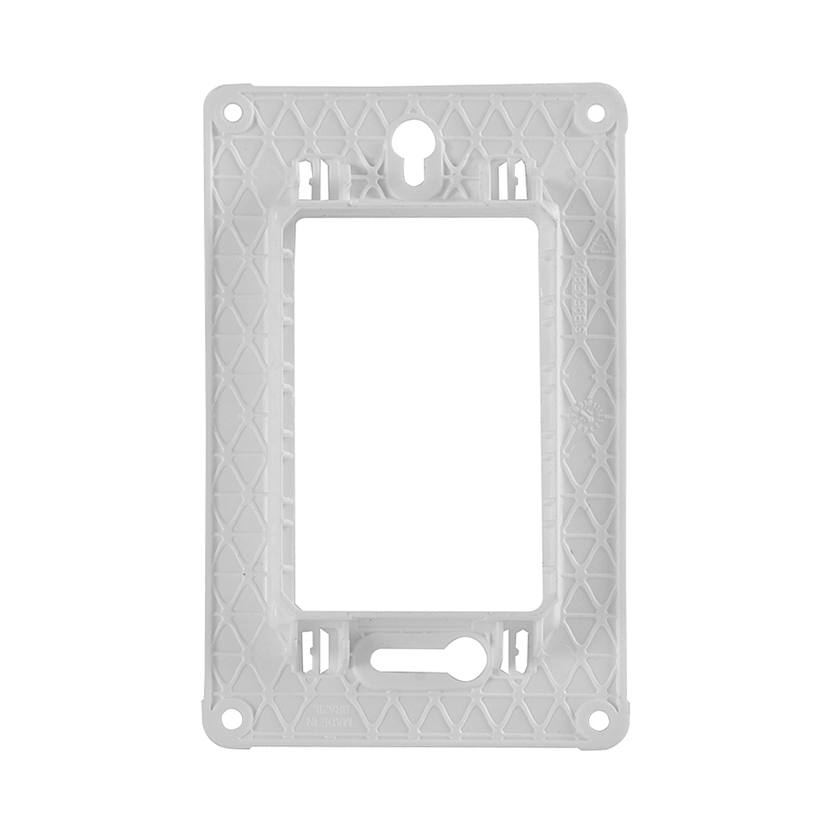 Placa Suporte Orion Class 4x2 3 Postos Glass Vertical Dark - Yamamura