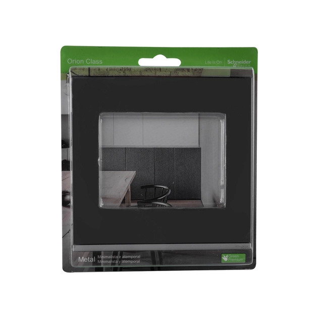 Placa 4x4 6 Postos Suporte Cinza Metal Orion Class