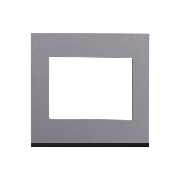 Placa Suporte 4x4 6 Postos Metal Grafite Orion Class