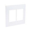Placa 4x4 Para 6 Módulos Plástico Branco Pial Plus+