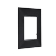 Placa 4x2 Para 3 Módulos Plástico Preto Pial Plus+