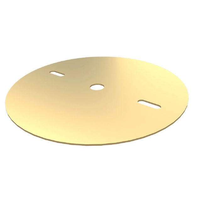 Disco De Ponto Aluminio Dourado