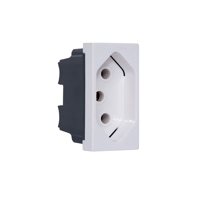 Modulo Tomada Quadrado Branco 10a Arteor